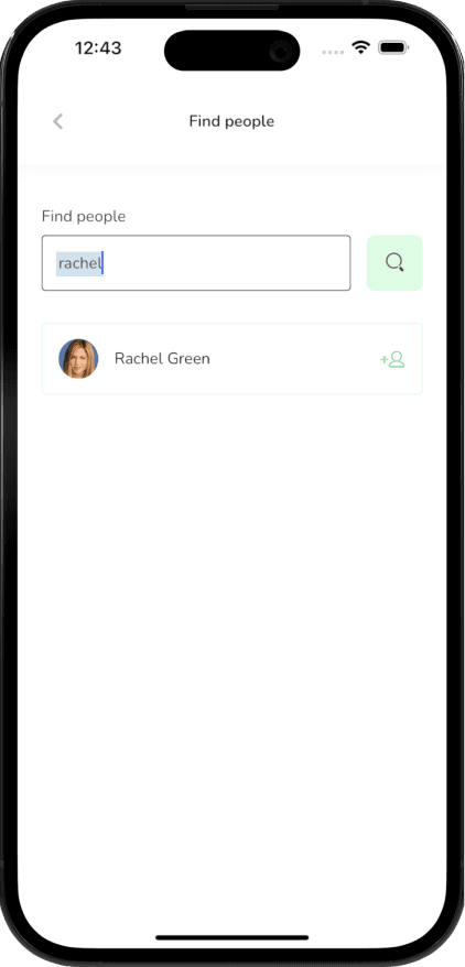 Add friends on FaveIT screenshot 1