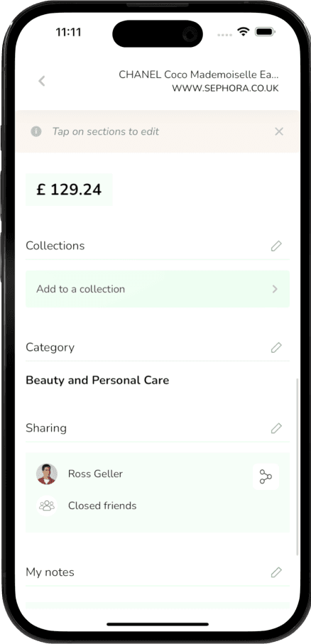 Share your FAVEs screenshot 3